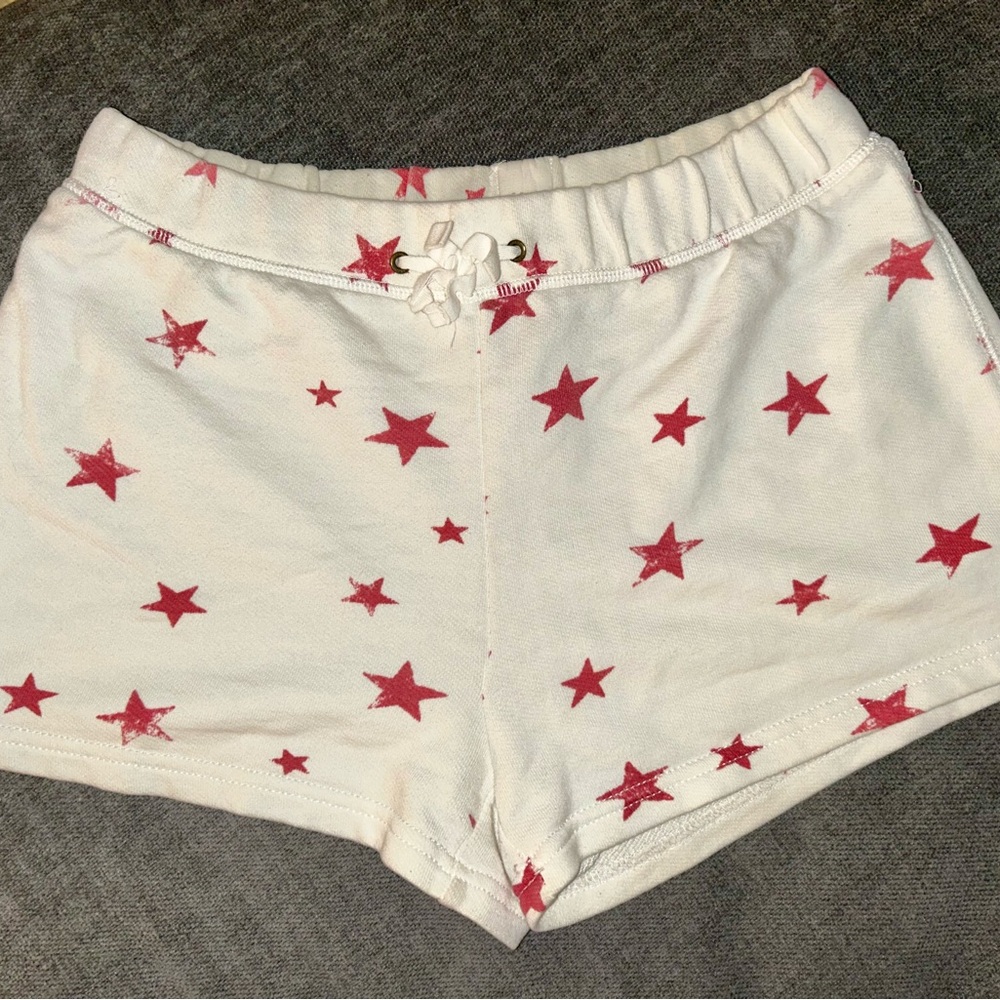 Polo by Ralph Lauren Cotton White Shorts with Red Stars
